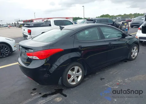 2013 Hyundai Elantra Gls from USA, damaged, VIN 5NPDH4AE6DH372074